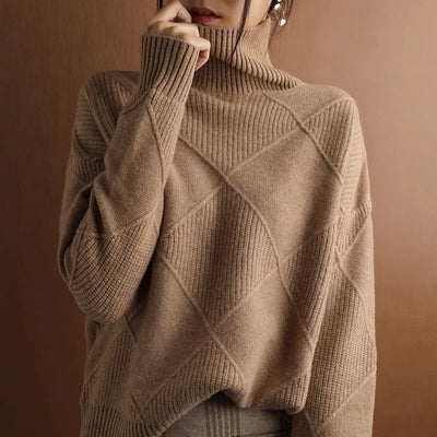 Rauten-Rollkragenpullover – Raffinerad värme med modern stil