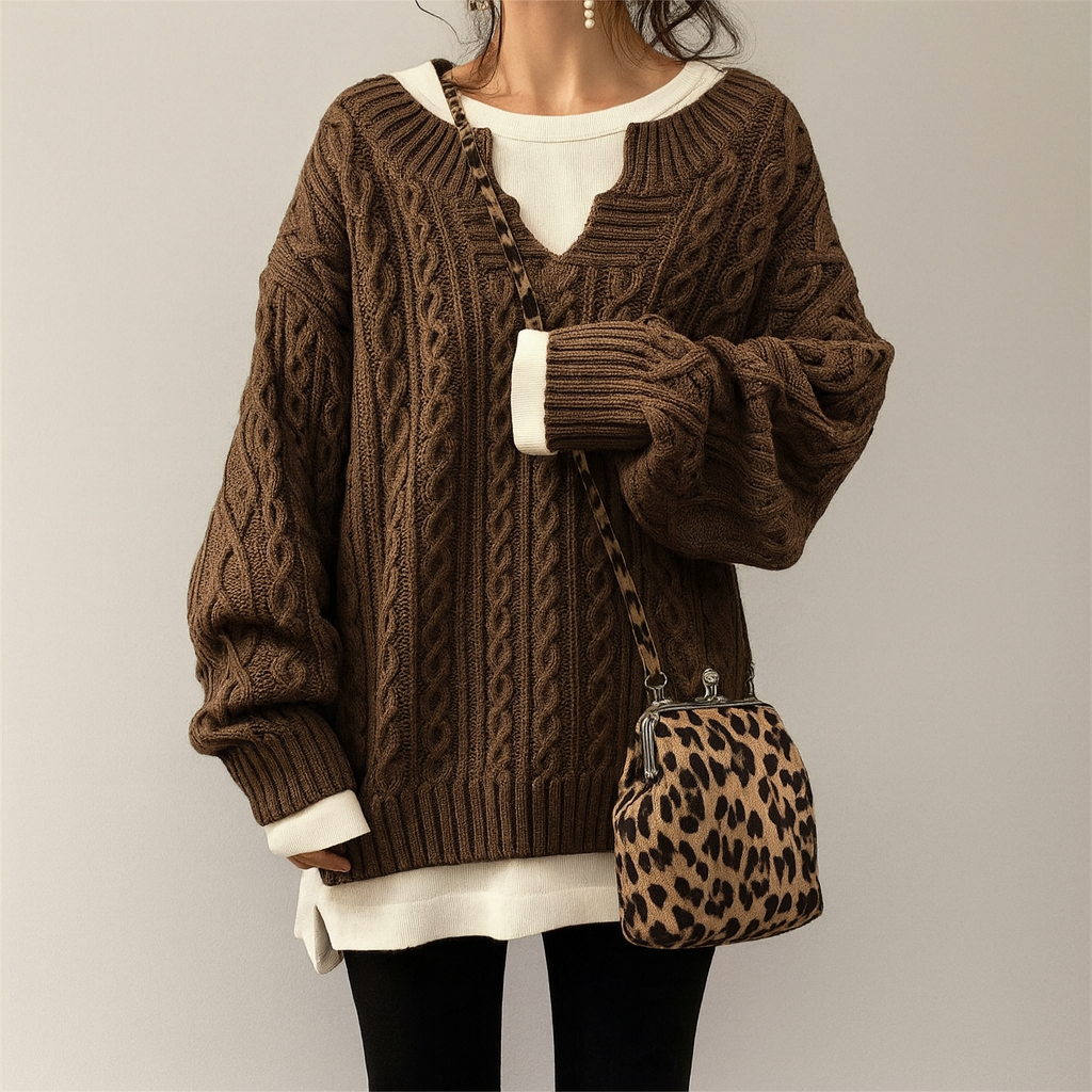 Stickad tröja – Klassisk textur med modern komfort